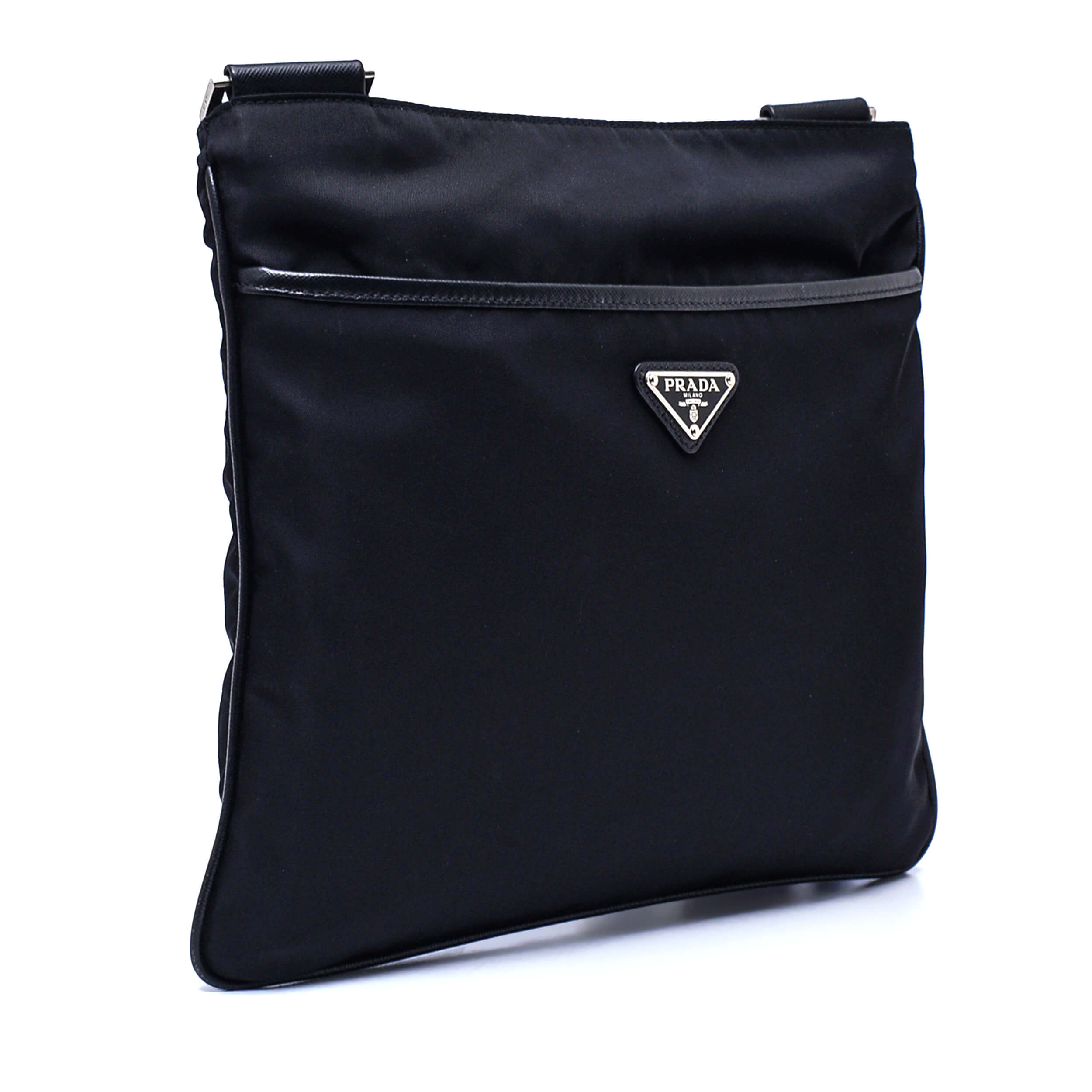 Prada - Black ReNylon Messenger Bag 